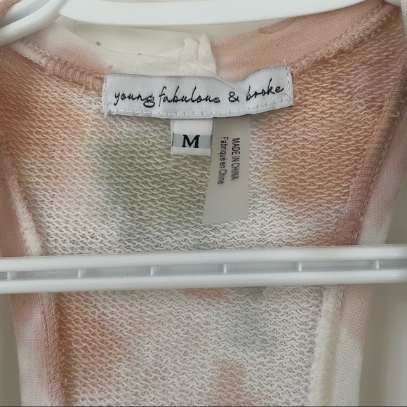 YOUNG BEAUTIFUL & BROKE TIE DYE JUMPSUIT - M - Picture 9 of 15